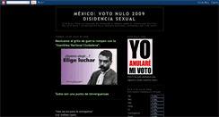 Desktop Screenshot of mexicovotonulo2009.blogspot.com