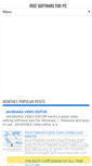 Mobile Screenshot of freewaresoftwareforpc.blogspot.com