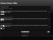 Tablet Screenshot of chocochocotatto.blogspot.com