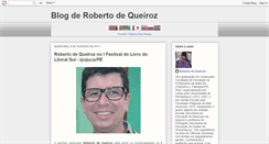 Desktop Screenshot of blogderobertodequeiroz.blogspot.com
