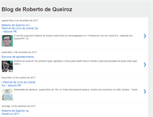 Tablet Screenshot of blogderobertodequeiroz.blogspot.com