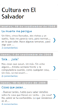 Mobile Screenshot of culturaenelsalvador.blogspot.com