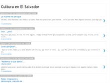 Tablet Screenshot of culturaenelsalvador.blogspot.com