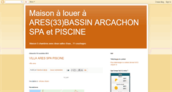 Desktop Screenshot of maisonlocation-ares.blogspot.com