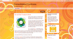 Desktop Screenshot of consolidatedcoolness.blogspot.com