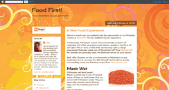 Desktop Screenshot of foodfirst523.blogspot.com