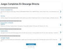 Tablet Screenshot of juegoscompletosedd.blogspot.com