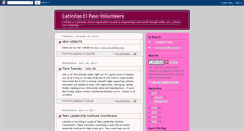 Desktop Screenshot of latinitasepvolunteers.blogspot.com