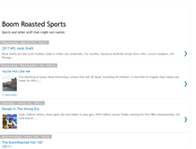 Tablet Screenshot of boomroastedsports.blogspot.com