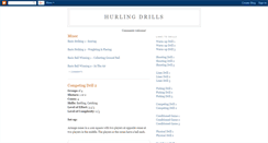 Desktop Screenshot of hurlingdrills.blogspot.com