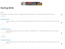 Tablet Screenshot of hurlingdrills.blogspot.com