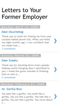 Mobile Screenshot of letterstoyourformeremployer.blogspot.com