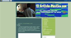 Desktop Screenshot of elartistaplastico.blogspot.com