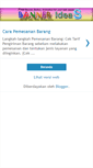 Mobile Screenshot of carapemesananbarang.blogspot.com