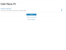 Tablet Screenshot of ciaoitaliatv.blogspot.com