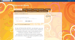 Desktop Screenshot of musicasdumundo.blogspot.com