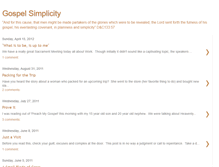 Tablet Screenshot of gospelsimplicity.blogspot.com