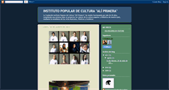 Desktop Screenshot of institutopopulardeculturaaliprimera.blogspot.com