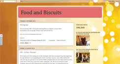 Desktop Screenshot of foodandbiscuits.blogspot.com