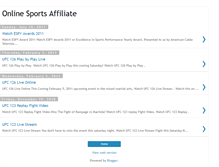 Tablet Screenshot of onlinesportsaffiliate.blogspot.com