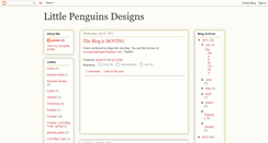 Desktop Screenshot of littlepenguinsdesigns.blogspot.com