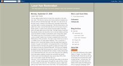 Desktop Screenshot of laserhairrestorationfacts.blogspot.com