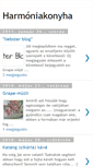 Mobile Screenshot of harmoniakonyha.blogspot.com