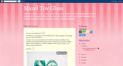 Desktop Screenshot of mazeltovglass.blogspot.com