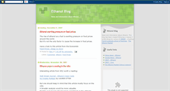 Desktop Screenshot of ethanol-blog.blogspot.com