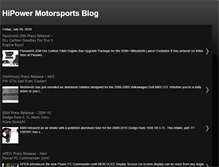 Tablet Screenshot of hipowermotorsports.blogspot.com