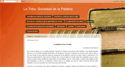 Desktop Screenshot of latribusociedaddelapalabra.blogspot.com