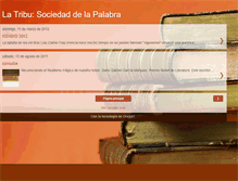 Tablet Screenshot of latribusociedaddelapalabra.blogspot.com