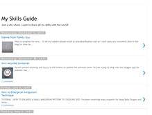 Tablet Screenshot of myskillsguide.blogspot.com