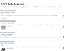 Tablet Screenshot of dmvbasketball.blogspot.com