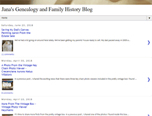 Tablet Screenshot of janasgenealogyandfamilyhistory.blogspot.com