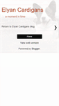 Mobile Screenshot of elyancardigans.blogspot.com