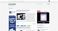 Desktop Screenshot of justinbiebernewsnow.blogspot.com