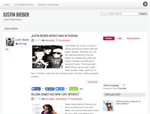 Tablet Screenshot of justinbiebernewsnow.blogspot.com