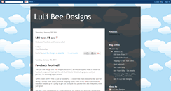 Desktop Screenshot of lulibeedesigns.blogspot.com