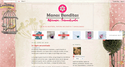 Desktop Screenshot of manosbenditas.blogspot.com