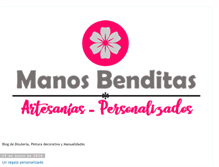 Tablet Screenshot of manosbenditas.blogspot.com