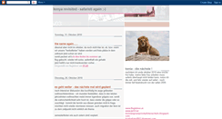 Desktop Screenshot of kenya-safari-2010.blogspot.com