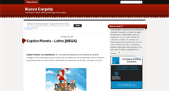 Desktop Screenshot of nuevacarpeta.blogspot.com