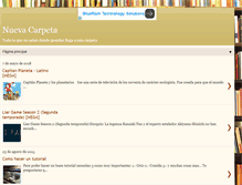 Tablet Screenshot of nuevacarpeta.blogspot.com