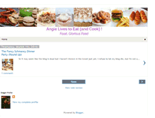 Tablet Screenshot of angielivestoeat.blogspot.com