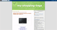 Desktop Screenshot of my-shopping-bags.blogspot.com