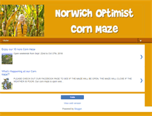 Tablet Screenshot of norwichoptimistcornmaze.blogspot.com