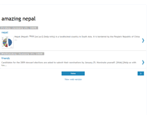 Tablet Screenshot of amazingnepalofworld.blogspot.com
