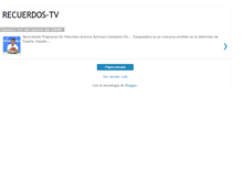 Tablet Screenshot of costa-recuerdostv.blogspot.com