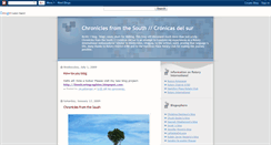 Desktop Screenshot of chroniclesfromthesouth.blogspot.com